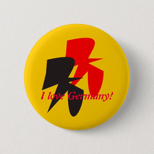 Bóton Redondo 5.08cm Botão de dois pássaros de vôo (Frente)