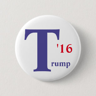 Bóton Redondo 5.08cm Botão de Donald Trump 2016