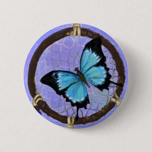 Bóton Redondo 5.08cm Botão de Dreamcatcher (Frente)