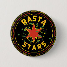Botão de Estrelas Rasta