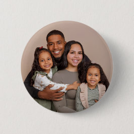 Bóton Redondo 5.08cm Botão de Foto Personalizado | Envie o Design da Su