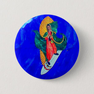 Bóton Redondo 5.08cm botão de freira de surfe