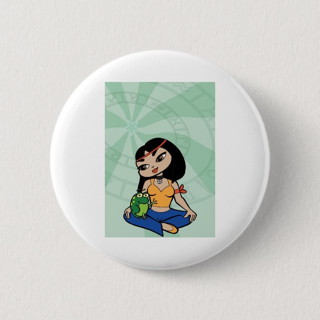 Bóton Redondo 5.08cm Botão de Friendz (Frente)