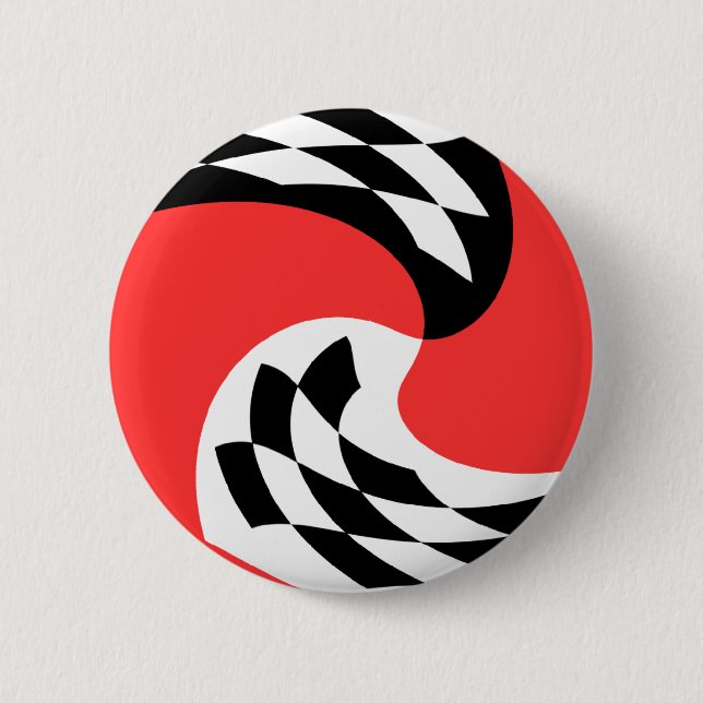 Bóton Redondo 5.08cm botão de Frued dos anos 70 (Frente)