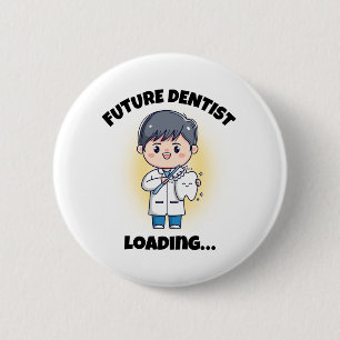 BÓTON REDONDO 5.08CM BOTÃO DE FUTURO DENTISTA