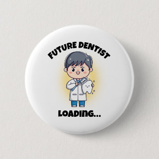 BÓTON REDONDO 5.08CM BOTÃO DE FUTURO DENTISTA