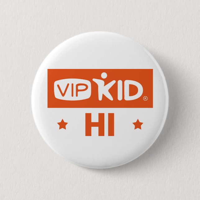 Bóton Redondo 5.08cm Botão de Havaí VIPKID (Frente)