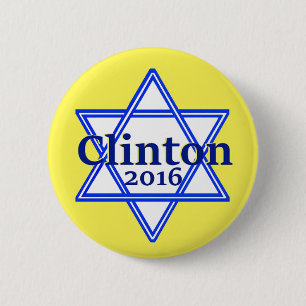 Bóton Redondo 5.08cm Botão de Hillary 2016