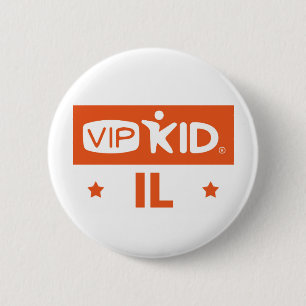 Bóton Redondo 5.08cm Botão de Illinois VIPKID