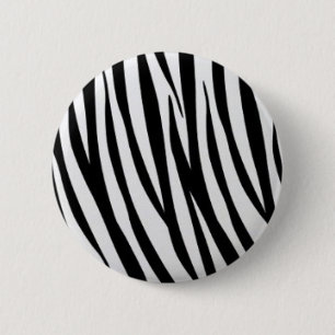 Bóton Redondo 5.08cm Botão de impressão da zebra