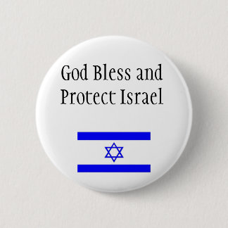 Bóton Redondo 5.08cm Botão de Israel do apoio/Pin