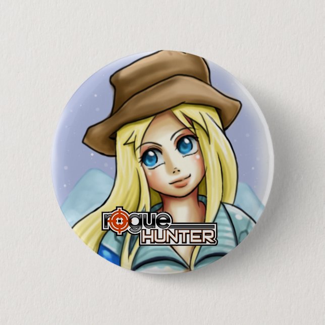 Bóton Redondo 5.08cm Botão de Jaxa Manga (Frente)