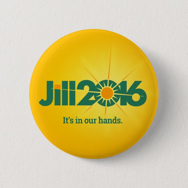 Bóton Redondo 5.08cm Botão de Jill 2016 (Frente)