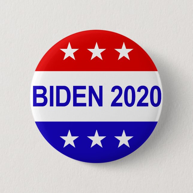 Bóton Redondo 5.08cm Botão de Joe Biden 2020 (Frente)