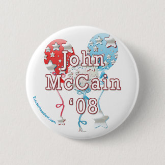 Bóton Redondo 5.08cm Botão de John McCain