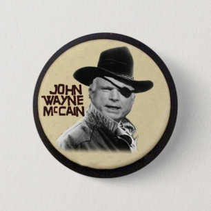 Bóton Redondo 5.08cm Botão de John Wayne McCain