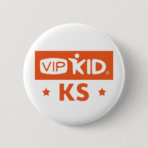 Bóton Redondo 5.08cm Botão de Kansas VIPKID