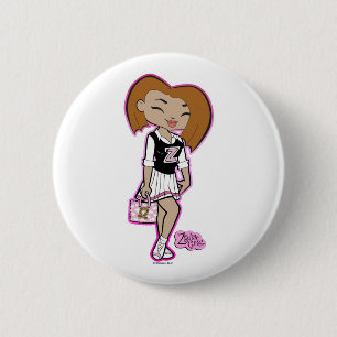 Bóton Redondo 5.08cm Botão de Leo