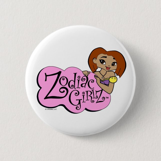 Bóton Redondo 5.08cm Botão de Leo (Frente)