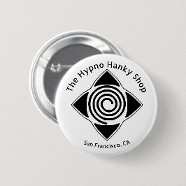 Bóton Redondo 5.08cm Botão de logotipo Hypno Hanky Compre Hypnosis em t