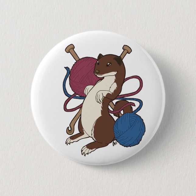 Bóton Redondo 5.08cm Botão de LSG Tweasel (Frente)