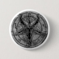 Botão de mármore de Baphomet