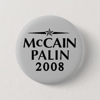 Bóton Redondo 5.08cm Botão de McCain Palin 2008