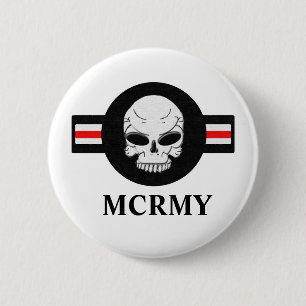 Bóton Redondo 5.08cm Botão de MCRmy