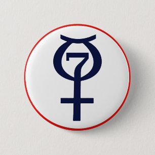 Bóton Redondo 5.08cm Botão de Mercury do projeto