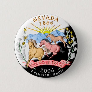 Bóton Redondo 5.08cm Botão de Nevada