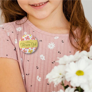 Bóton Redondo 5.08cm Botão de Nome de etiqueta de Casamento Rosa Pop d