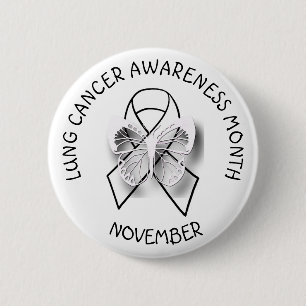 Bóton Redondo 5.08cm Botão de novembro de Sensibilização do Cancer P