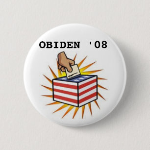 BÓTON REDONDO 5.08CM BOTÃO DE OBAMA BIDEN