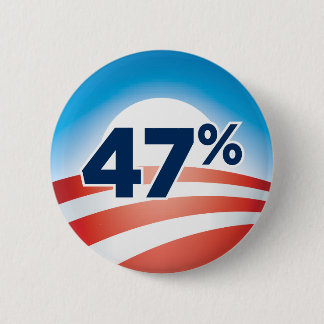 Bóton Redondo 5.08cm Botão de Obama de 47 por cento