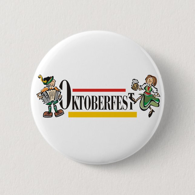 Bóton Redondo 5.08cm Botão de Oktoberfest (Frente)