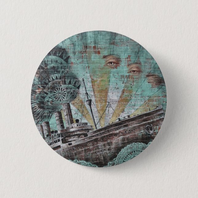 Bóton Redondo 5.08cm Botão de Perfil do Cursum (Frente)