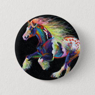 Bóton Redondo 5.08cm Botão De Pony De Trilha