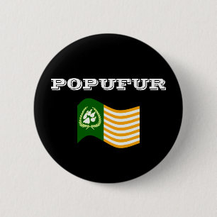 Bóton Redondo 5.08cm Botão de Popufur