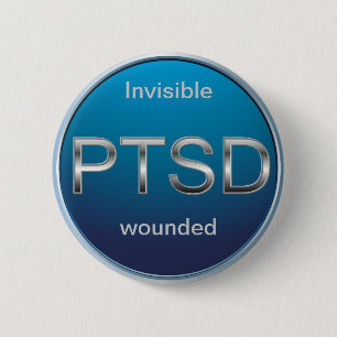 Bóton Redondo 5.08cm Botão de PTSD