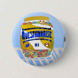 Bóton Redondo 5.08cm Botão de Questionnaise