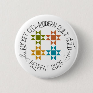 Bóton Redondo 5.08cm Botão de retração RCMQG 2025