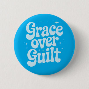 Bóton Redondo 5.08cm Botão de Retro Grace Over Guilt