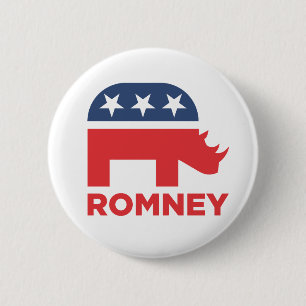 Bóton Redondo 5.08cm Botão de RINO Romney