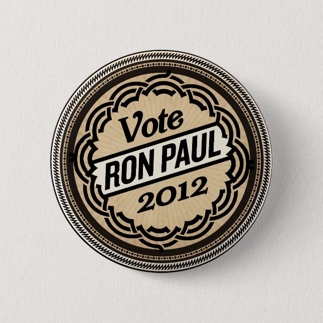 Bóton Redondo 5.08cm Botão de Ron Paul 2012 (Frente)