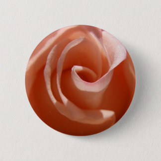Bóton Redondo 5.08cm Botão de Rosa de Pêssego
