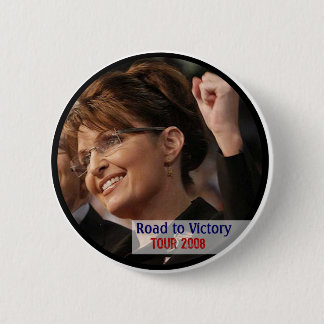 Bóton Redondo 5.08cm Botão de Sarah Palin