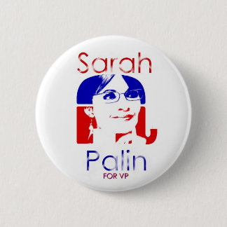Bóton Redondo 5.08cm Botão de Sarah Palin