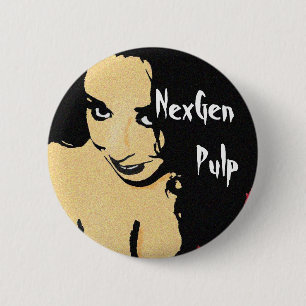 Bóton Redondo 5.08cm Botão de Scarlett da polpa de NexGen