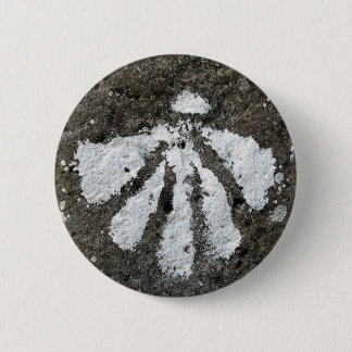 Bóton Redondo 5.08cm Botão de Shell do Scallop