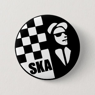 Bóton Redondo 5.08cm Botão de SKA
